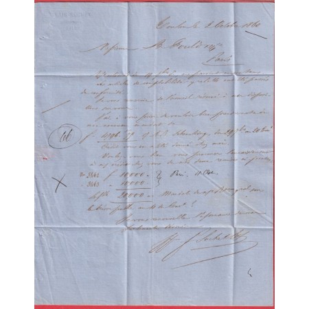 N°16 ORANGE SUR PAILLE PC 3382 TOULON SUR MER VAR POUR PARIS