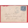 N°79 CAD BLEU PARIS BUREAU CENTRAL SANS LEVEE POUR BAR SUR SEINE AUBE 1878