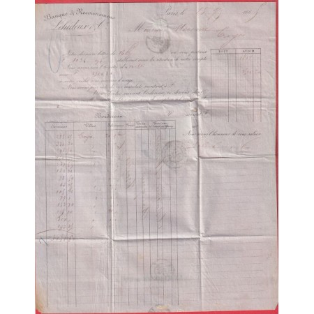 N°24 PARIS ETOILE PLEINE PARIS PL DE LA BOURSE POUR TROYES AUBE