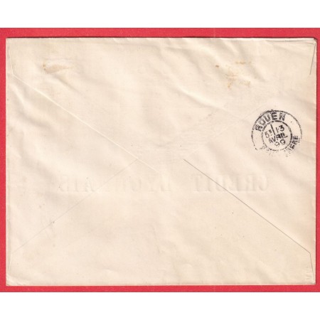 N°106 CAD ALEXANDRIE 1899 EGYPTE TARIF IMPRIME POUR ROUEN SEINE INFERIEURE