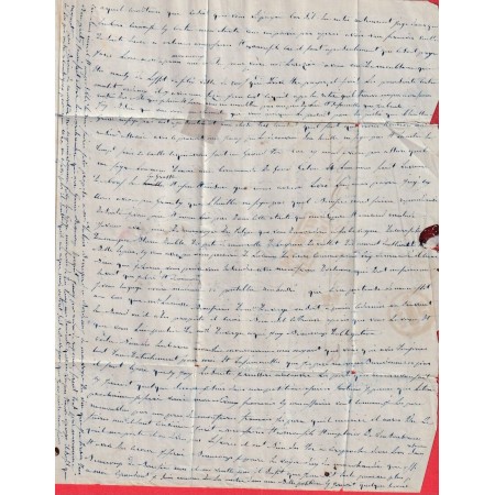 NEW ORLEANS USA ETATS UNIS 1844 STEAMER SHIP VIA BOSTON POUR PARIS