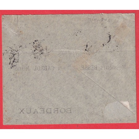 N°137 138 MARSEILLE BOUCHES DU RHONE LEVEE EXCEPTIONNELLE POUR BORDEAUX TYPE SEMEUSE