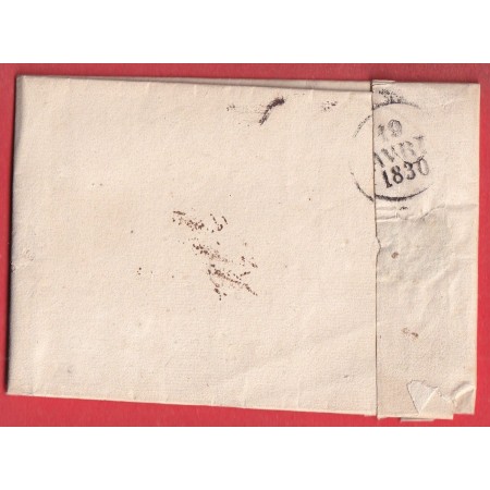 MARQUE 75 ARGENTON LE CHATEAU DEUX SEVRES 1830 POUR PARTENAY INDICE 13