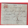 MARQUE 74 EU EN ROUGE 13X12 SEINE INFERIEURE 1807 BEAUNE COTE D'OR