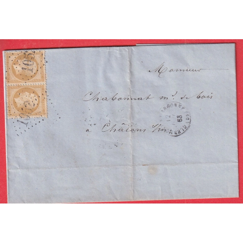 N°21 PAIRE GC 1052 CLERMONT EN ARGONNE MEUSE POUR CHALONS SUR MARNE