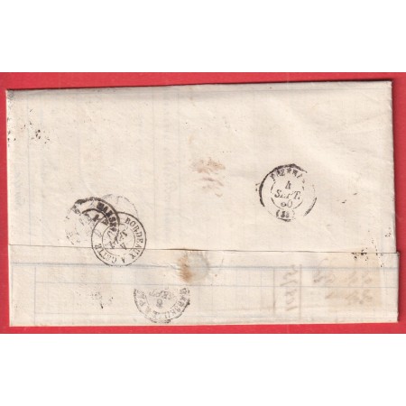 N°14 PC 2391 PAULHAN HERAULT CAD TYPE 22 BOITE RURALE A ADISSAN POUR PARIS INDICE 13