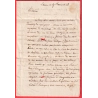 MARQUE 72 LIMOURS EN ROUGE SEINE ET OISE 1823 POUR PARIS INDICE 15