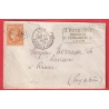 N°48 GC 6318 LYON LA CROIX ROUSSE RHONE POUR RIOM PUY DE DOME 1873