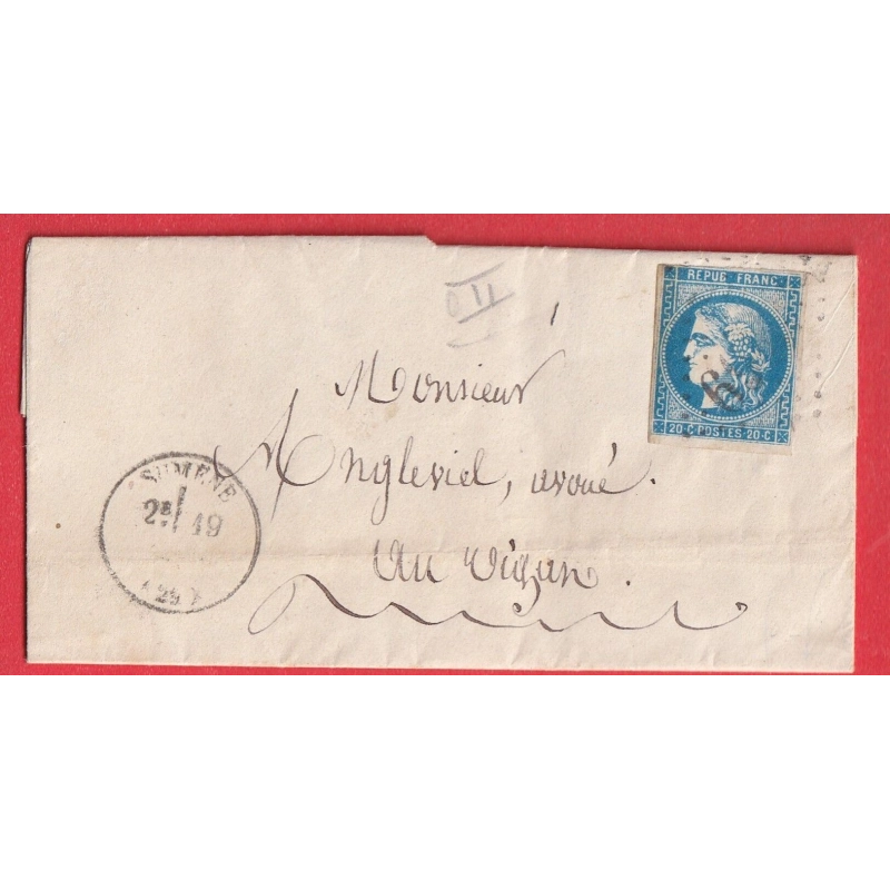 N°46B GC 3469 SUMENE GARD POUR LE VIGAN CAD TYPE 16