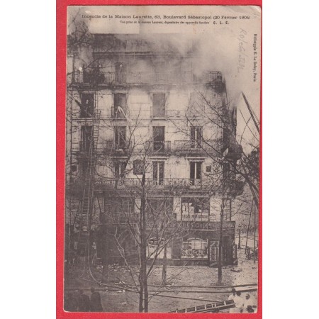 N°111 129 PARIS LEVEE EXCEPTIONNELLE R STE CECILE 1904 MONTCY NOTRE DAME ARDENNES