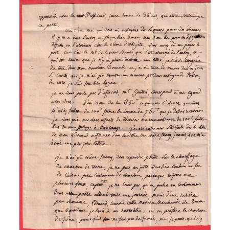 MARQUE MANUSCRIT DOUAY NORD 1828 DATEUR A EN ARRIVEE 1828 RARE POUR OURSCAMP OISE