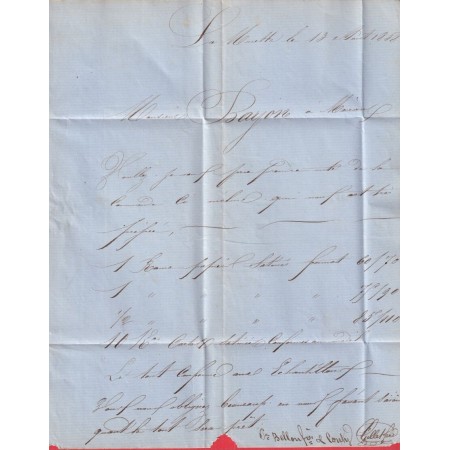 N°14 PC 3671 VOIRON ISERE TAXE 4 DECIMES BOITE RURALE G LA MURETTE POUR MOIRANS