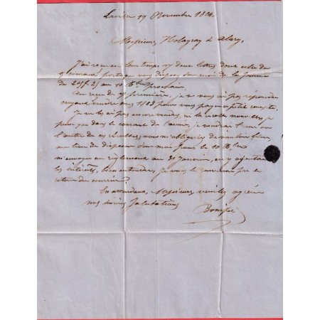 N°22 GC 688 CADILLAC GIRONDE OR LAVIALLE ?? POUR BORDEAUX