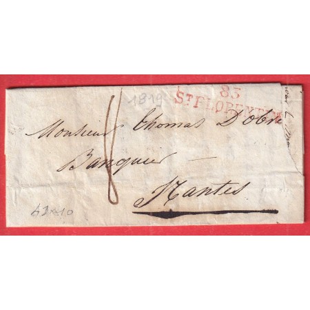MARQUE 83 ST FLORENTIN YONNE 1819 41X10 POUR NANTES 41X10 INDICE 9