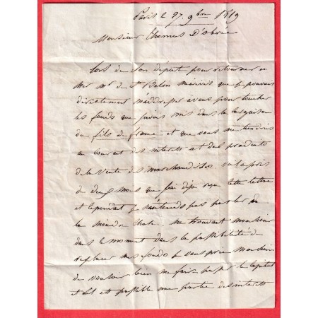 MARQUE 83 ST FLORENTIN YONNE 1819 41X10 POUR NANTES 41X10 INDICE 9