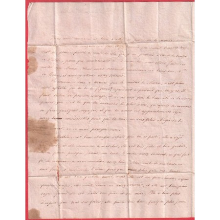 MARQUE P55P METZ MOSELLE + CAD TYPE 12 25 PUIS 26 AVRIL 1830 PRECURSEUR APRES LE DEPART PORT VERIFIE BREST FINISTERE