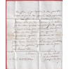 MARQUE 34 MONTAUBAN DE BRETAGNE ILLE ET VILAINE 1801 POUR VALOGNE MANCHE INDICE 13