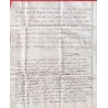 MARQUE 34 MONTAUBAN DE BRETAGNE ILLE ET VILAINE 1801 POUR VALOGNE MANCHE INDICE 13