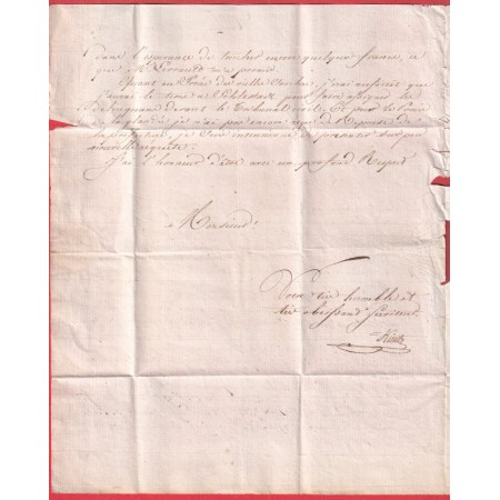 CAD PARIS TAXE 15C BUREAU B POTHION 2529 POUR LES BATIGNOLLES 1859 RECETTES REUNIES