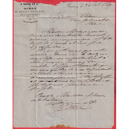 N°29 BUREAU DE PASSE 1307 DIJON COTE D'OR CAD TYPE 17 AISEREY POUR NICE ALPES MARITIMES