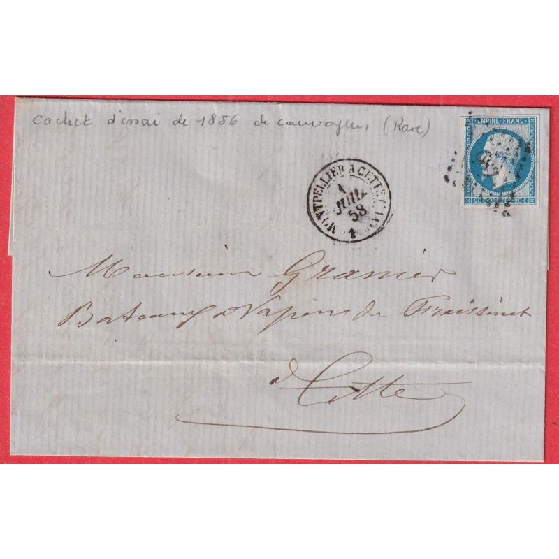 N°14 CONVOYEUR STATION ESSAI MONTPELLIER  A CETTE 1ER CONV POUR CETTE INDICE 17