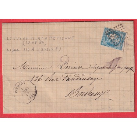 N°46B CONVOYEUR STATION FIRMINY GC 2565 MOULINS ALLIER POUR BORDEAUX