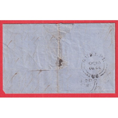 MONTREAL CANADA 1855 POUR GUEPLH 1855 QUEBEC