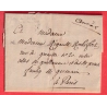 LETTRE DE LIEGE BELGIQUE ACHEMINEE PAR LA PETITE POSTE DE PARIS EN 1811