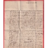 LETTRE DE LIEGE BELGIQUE ACHEMINEE PAR LA PETITE POSTE DE PARIS EN 1811