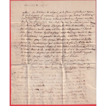 LETTRE DE LIEGE BELGIQUE ACHEMINEE PAR LA PETITE POSTE DE PARIS EN 1811