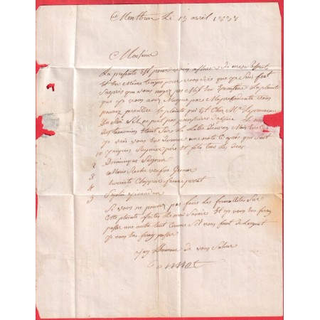 CURSIVE 25 SEDERON + CAD TYPE 11 LE BUIS DROME OR DE MONTBRUN + DECIME RURAL POUR NIONS