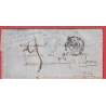 LETTRE DE PARIS POUR ROME CORPS EXPEDITIONNAIRE 1ER DIVISION 1855