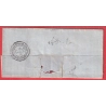 LETTRE DE PARIS POUR ROME CORPS EXPEDITIONNAIRE 1ER DIVISION 1855