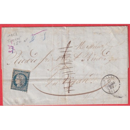 N°4 PC 1999 MILLAU AVEYRON TAXE 5 ANNULE POUR LE VIGAN GARD