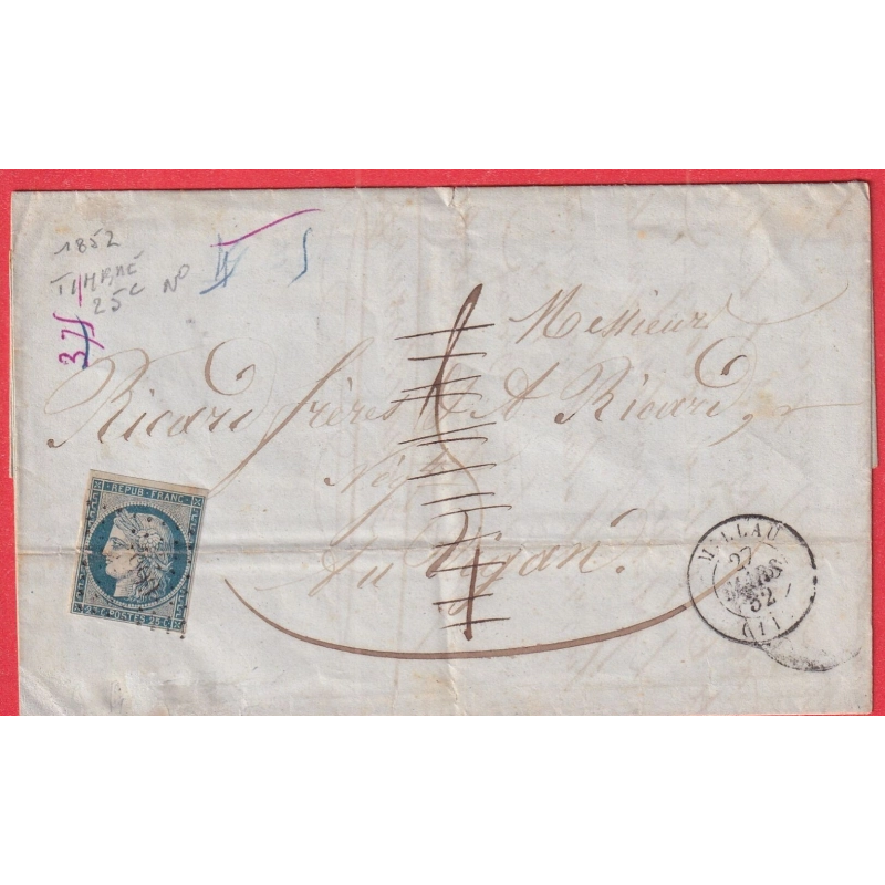 N°4 PC 1999 MILLAU AVEYRON TAXE 5 ANNULE POUR LE VIGAN GARD