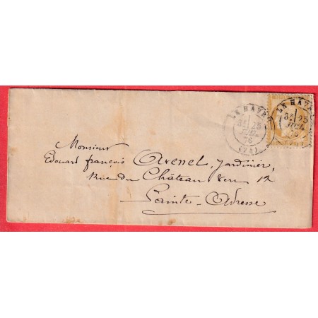 N°55 CAD TYPE 17 LE HAVRE SEINE INFERIEURE POUR SAINTE ADRESSE