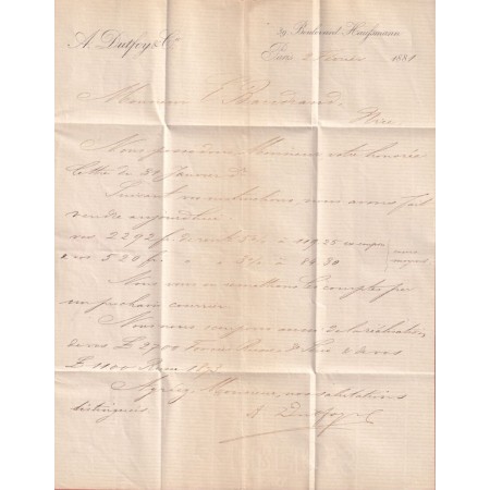 N°67 90 LEVEE EXCEPTIONNELLE PARIS RUE TAITBOUT POUR NICE ALPES MARITIMES