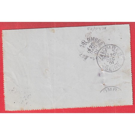 N°117 LEVEE EXCEPTIONNELLE PARIS 1 F PL DE LA BOURSE 1 1901 BOIS COLOMBES