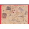 10C MOUCHON CHINE CAD CORR ARMEE SHANGHAI CHINE CHINA 1906 CACHET MARITIME LIGNE N N°7 PONT CROIX FINISTERE