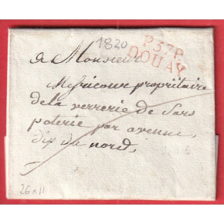 MARQUE P57P DOUAY EN ROUGE 26X11 INDICE 8