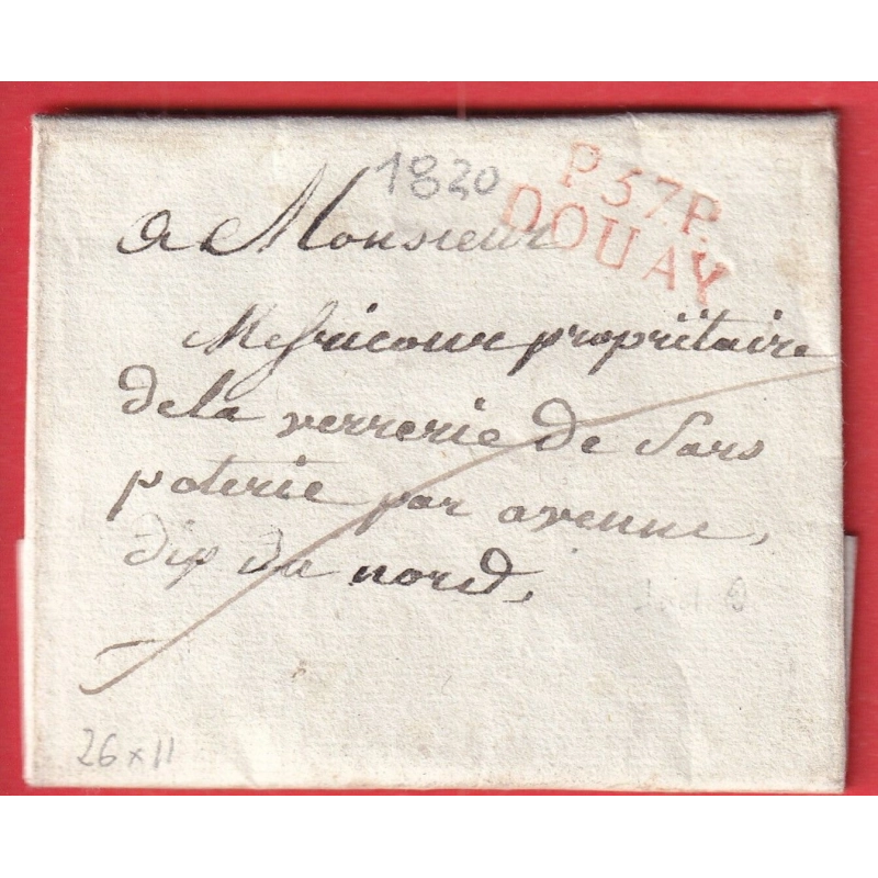 MARQUE P57P DOUAY EN ROUGE 26X11 INDICE 8