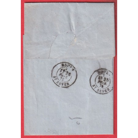 N°55 GC 3219 ROUEN POUR ROUEN ST SEVER PETIT QUEVILLY RECETTES REUNIES