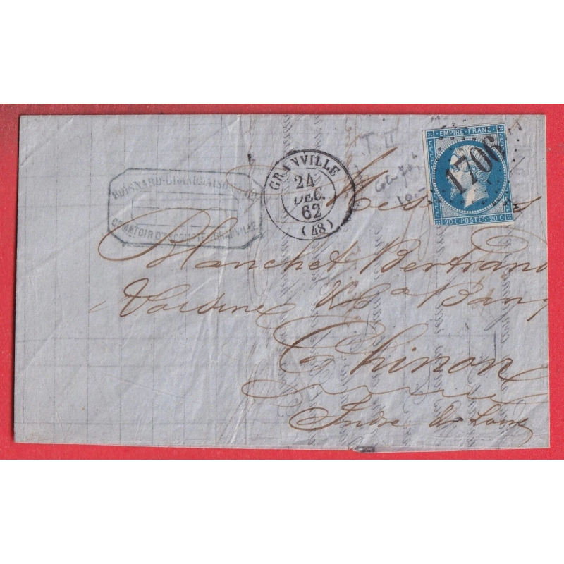 N°14 GC 1706 GRANVILLE MANCHE POUR CHINON INDRE ET LOIRE