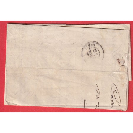 N°46B GC 822 CETTE HERAULT POUR NIMES GARS 17 MARS 1871