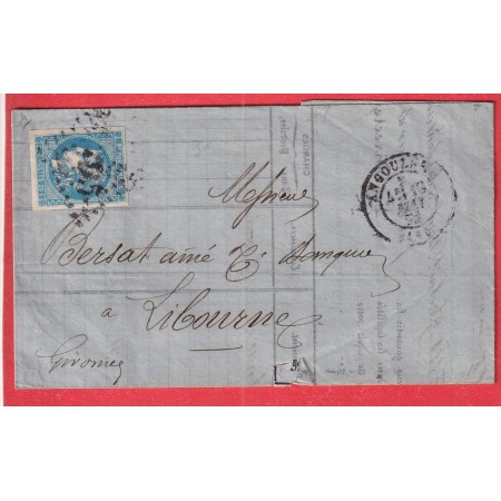 N°46B GC 105 ANGOULEME CHARENTE POUR LIBOURNE GIRONDE
