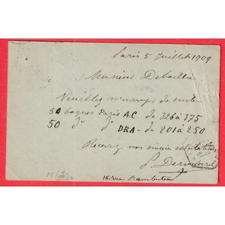 ENTIER SEMEUSE N°137 LEVEE EXCEPTIONNELLE PARIS HOTEL DE VILLE LICHTERVELD BELGIQUE