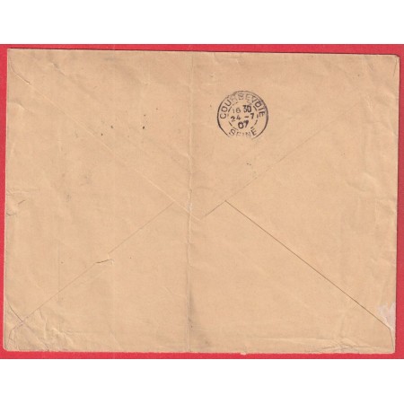 N°111 129 LEVEE EXCEPTIONNELLE MARSEILLE BOUCHES DU RHONE 1907 COURBEVOIE SEINE