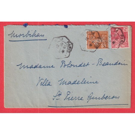 N°235 212 FEMME FACHI LEVEE EXCEPTIONNELLE PARIS PL DE LA BOURSE 1931 ST PIERRE QUIBERON MORBIHAN