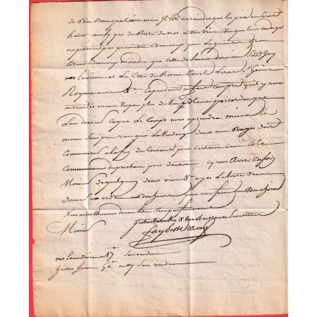 MARQUE MANUSCRITE DE MONTPELLIER HERAULT 1766 POUR BRUXELLES BELGIQUE