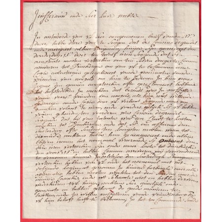 MARQUE FURNES BELGIQUE 1778 POUR DUNKERQUE NORD